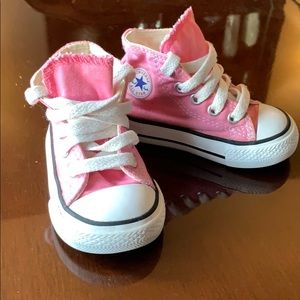 Converse baby pink high top 4